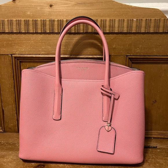 Kate Spade pink leather top handle bag
